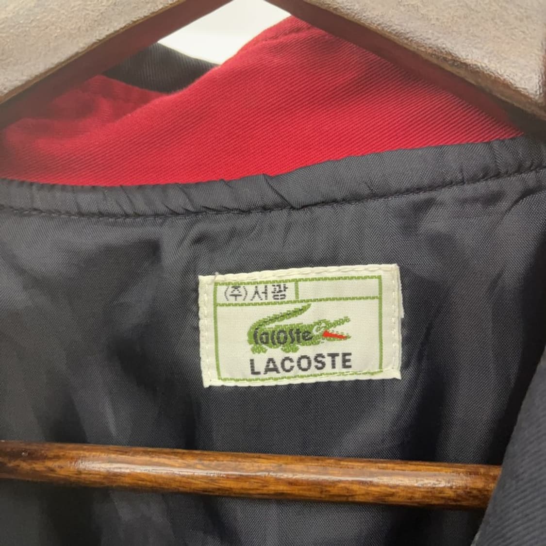 라코스테 서광 올드스쿨 레트로 테크웨어 블루종 자켓 110 C09622 상품이미지5