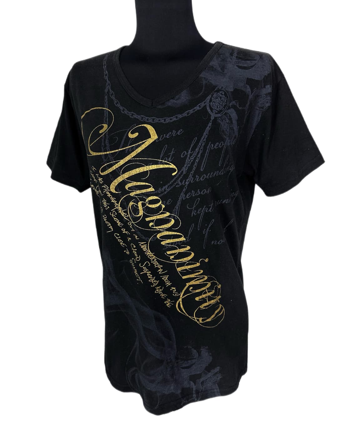 punk lettering printing t-shir 상품이미지3