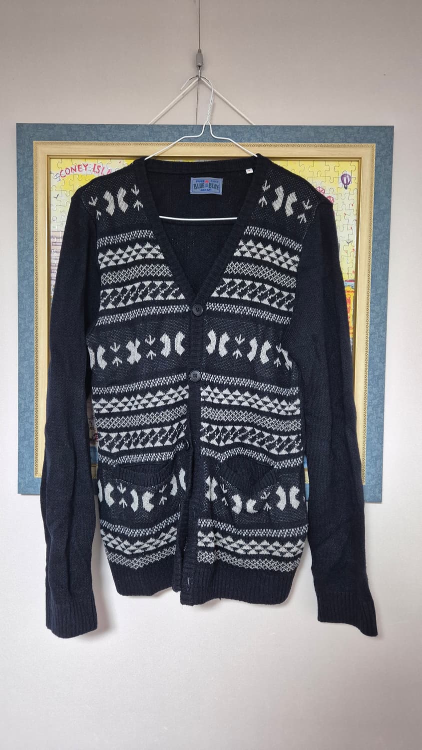 블루블루재팬 가디건 네이비 상품이미지1