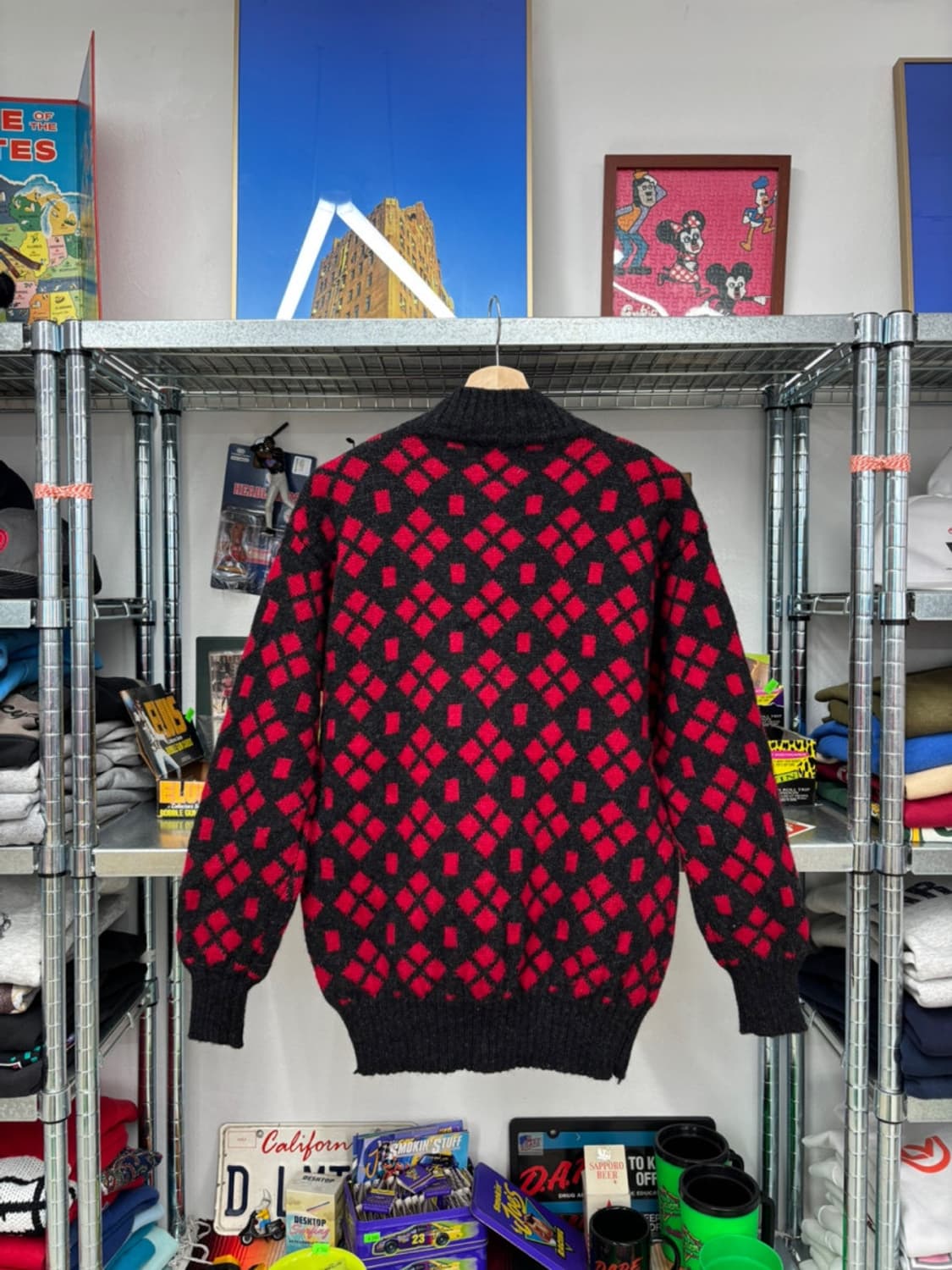 OLD GAP Geometric Wool Zip Sweater 상품이미지5