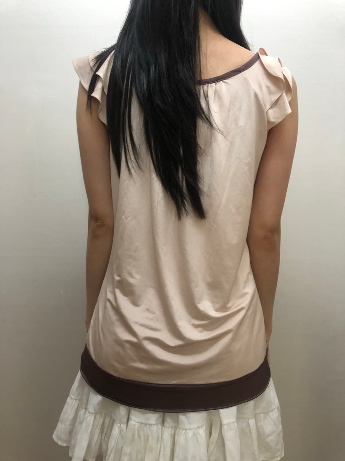 빈티지 인디핑크 프릴 티셔츠 상품이미지6