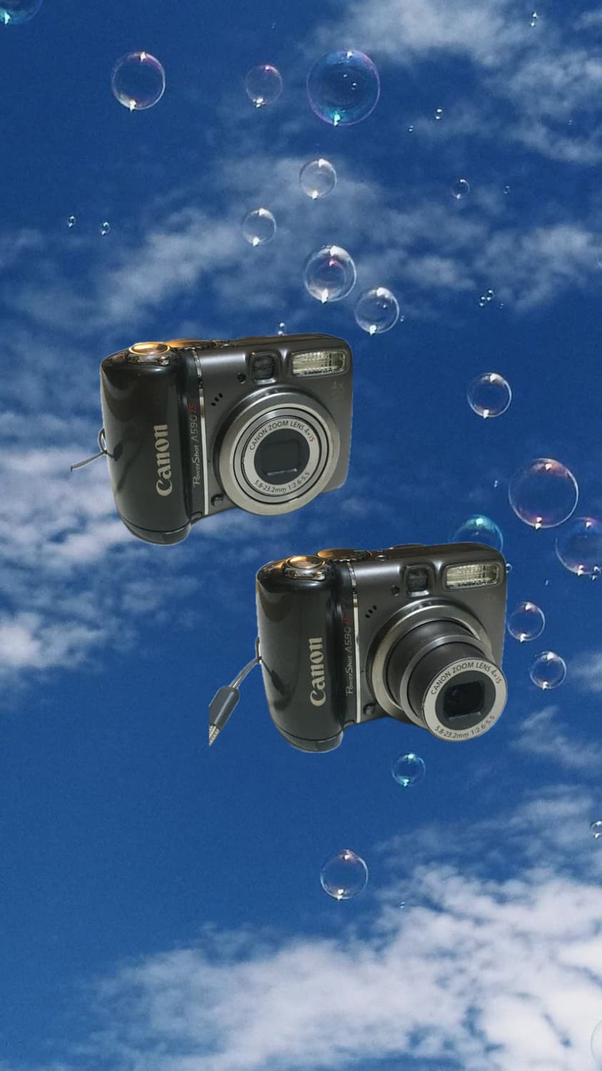 캐논 PowerShot A590 IS / 묵직한 클래식 감성의 필름톤 디 상품이미지1