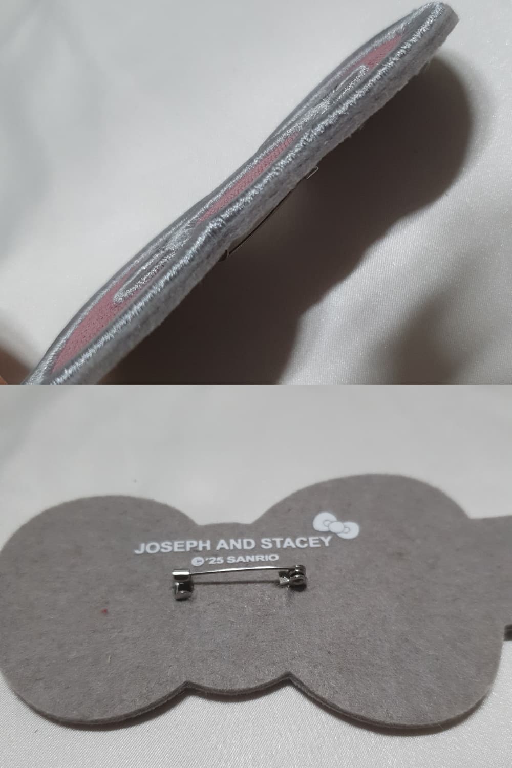 고양이 헬로키티 조셉앤스테이시 핑크 실버 리본 상품이미지6