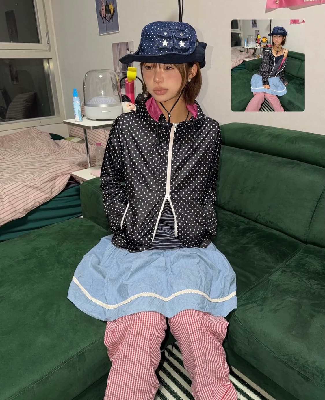 𖤐 도트 괴짜맛 코디 Set  𖤐 상품이미지1