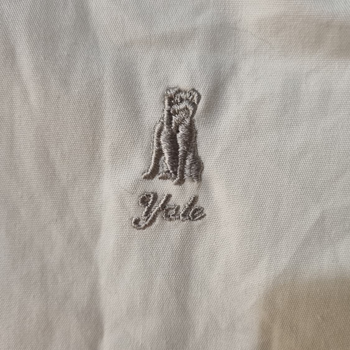 Yale 예일 아이보리 면 자켓 셔츠 L 상품이미지4