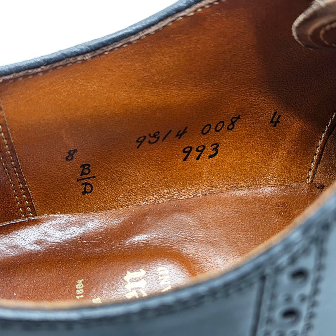 Alden 알든 993 쉘 코도반 새들슈즈 블랙 (8D) 상품이미지4