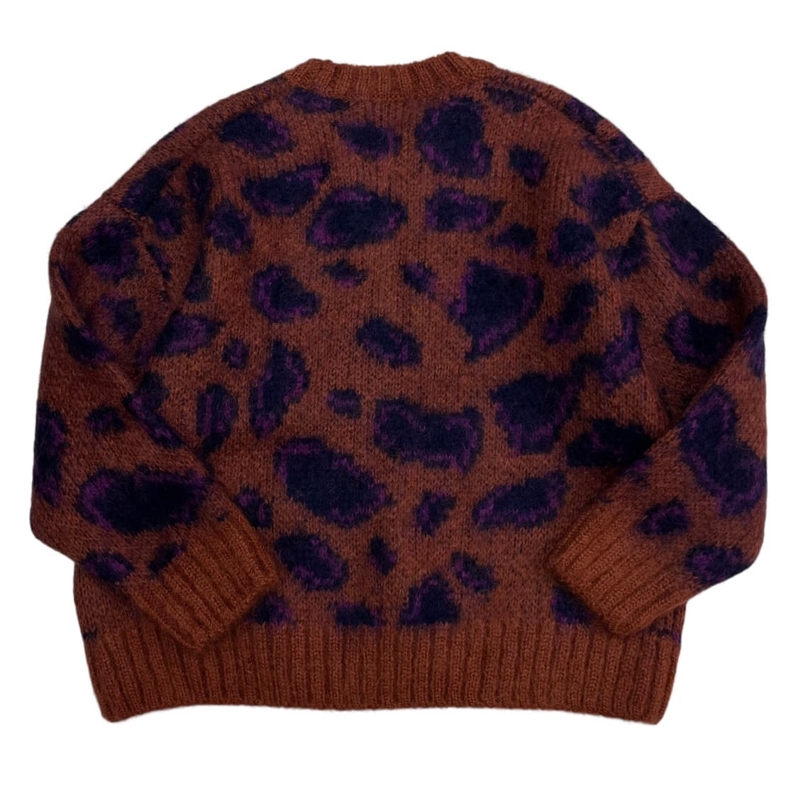 코스 퍼플호피 패턴 브릭 모헤어 니트 M 상품이미지3