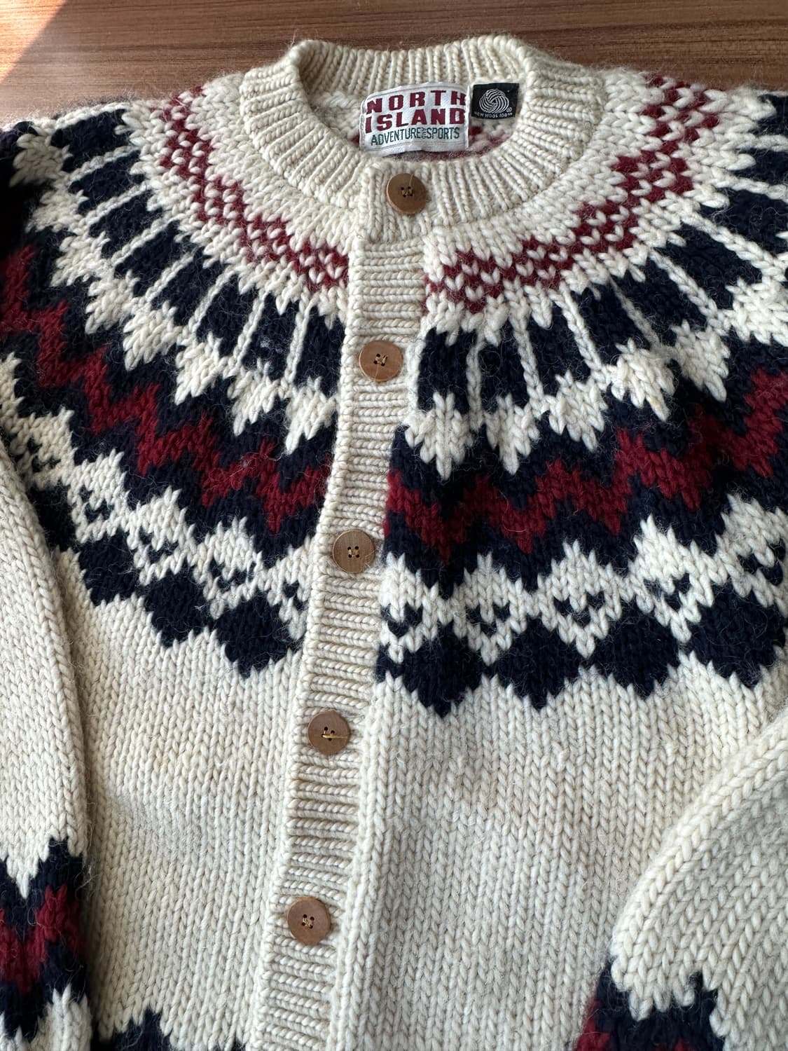 노르딕 페어아일 울 헤비니트 가디건 L 상품이미지3