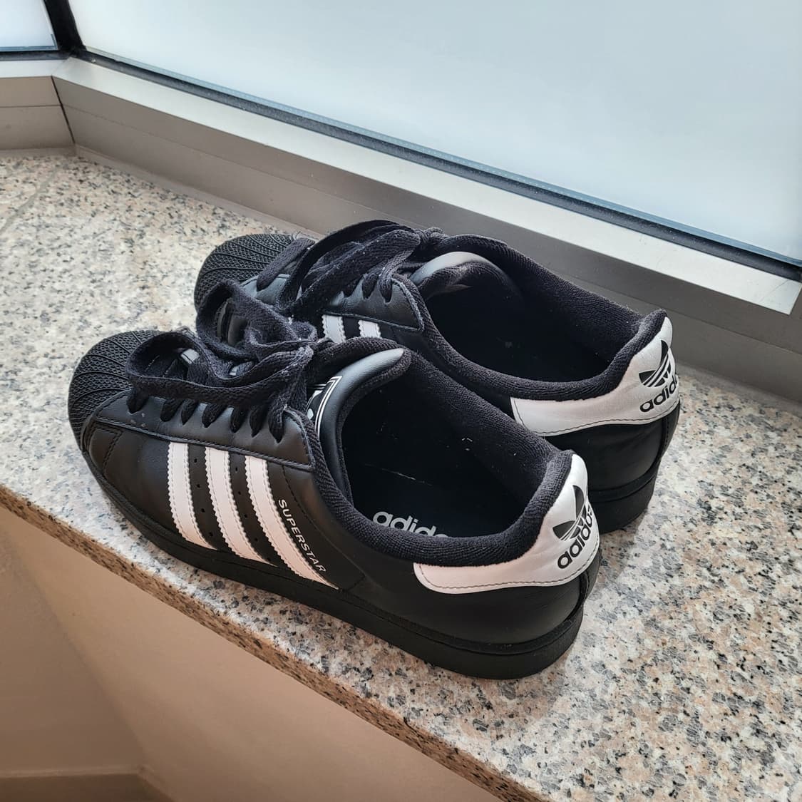 아디다스 슈퍼스타 II - 블랙:화이트 / JI0079 상품이미지3