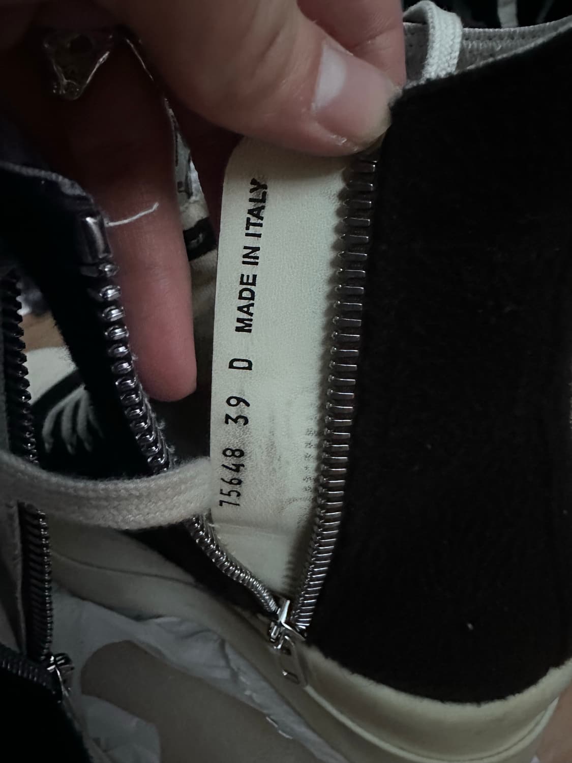 릭오웬스 다크쉐도우 메가범퍼 스니커즈 39size 상품이미지3