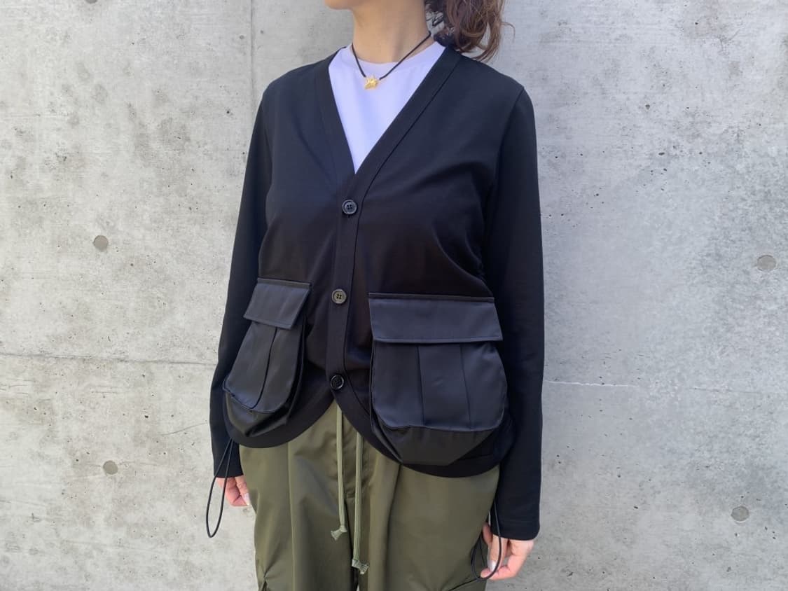 새상품 23ss 느와케이니노미야 꼼데가르송 포켓 가디건 s 상품이미지2