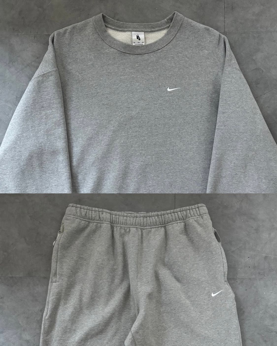 Nike 나이키 NRG 그레이 코튼 셋업 상품이미지1