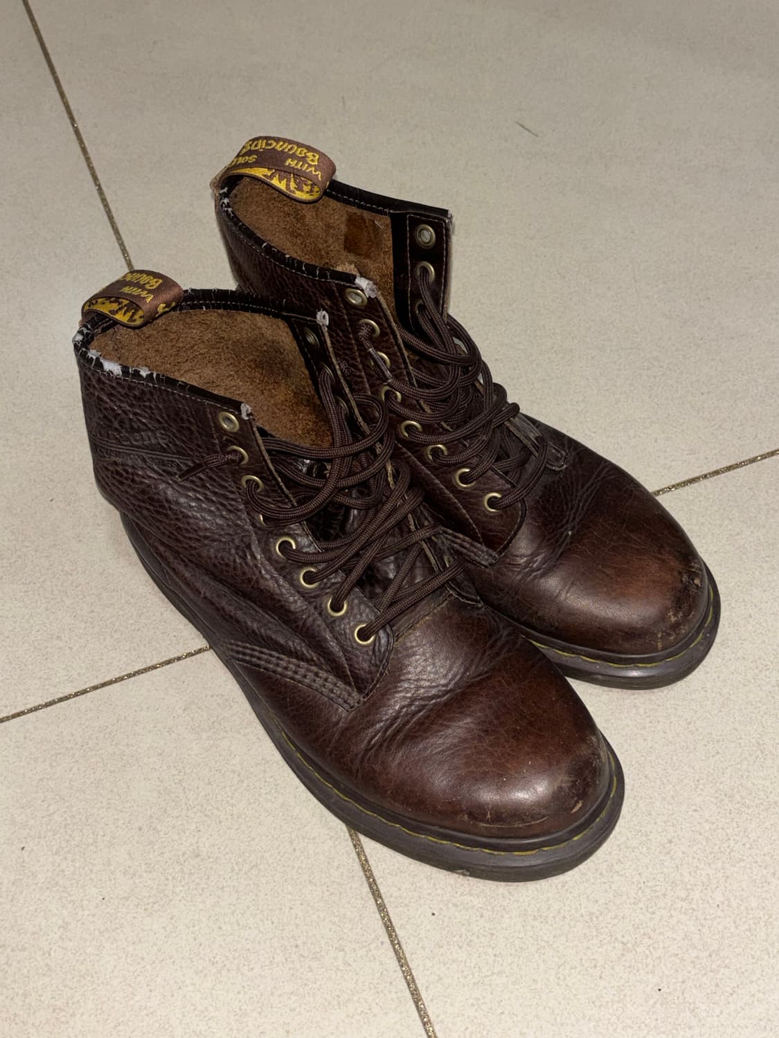 닥터마틴 1460 8홀 브라운 워커 부츠 260 상품이미지2