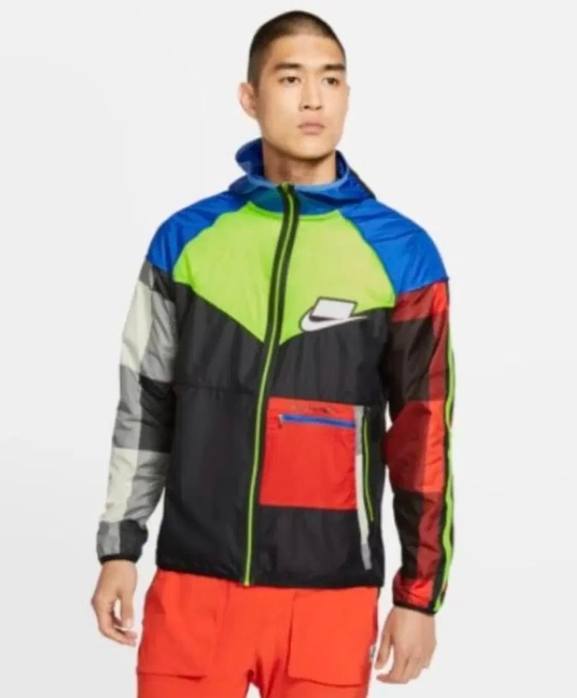 일본 나이키 윈드러너 자켓 2회착용 조깅 자전거 운동 바람막이 XL사이즈 상품이미지1
