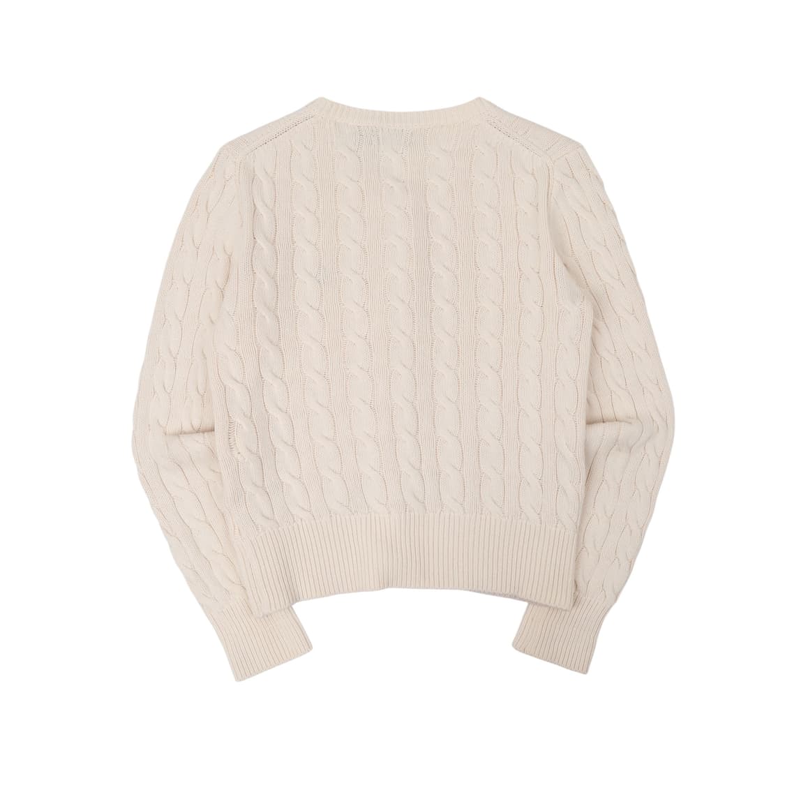 폴로 랄프로렌 QR 우먼스 케이블 니트 가디건 상품이미지5