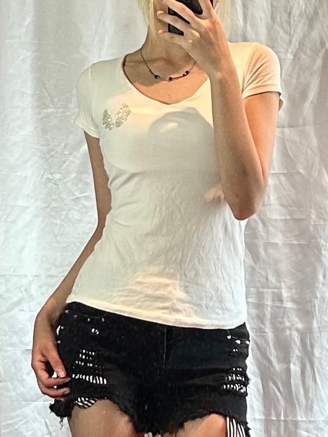 y2k wing cubic t-shirt 상품이미지5