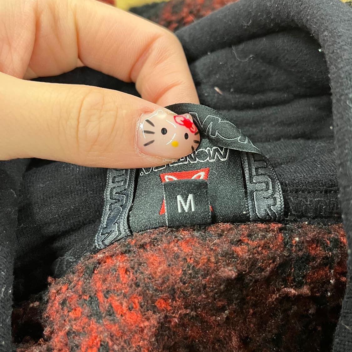 [정품/M] 몬츄라 체크 후리스 플리스 자켓 b14 상품이미지6