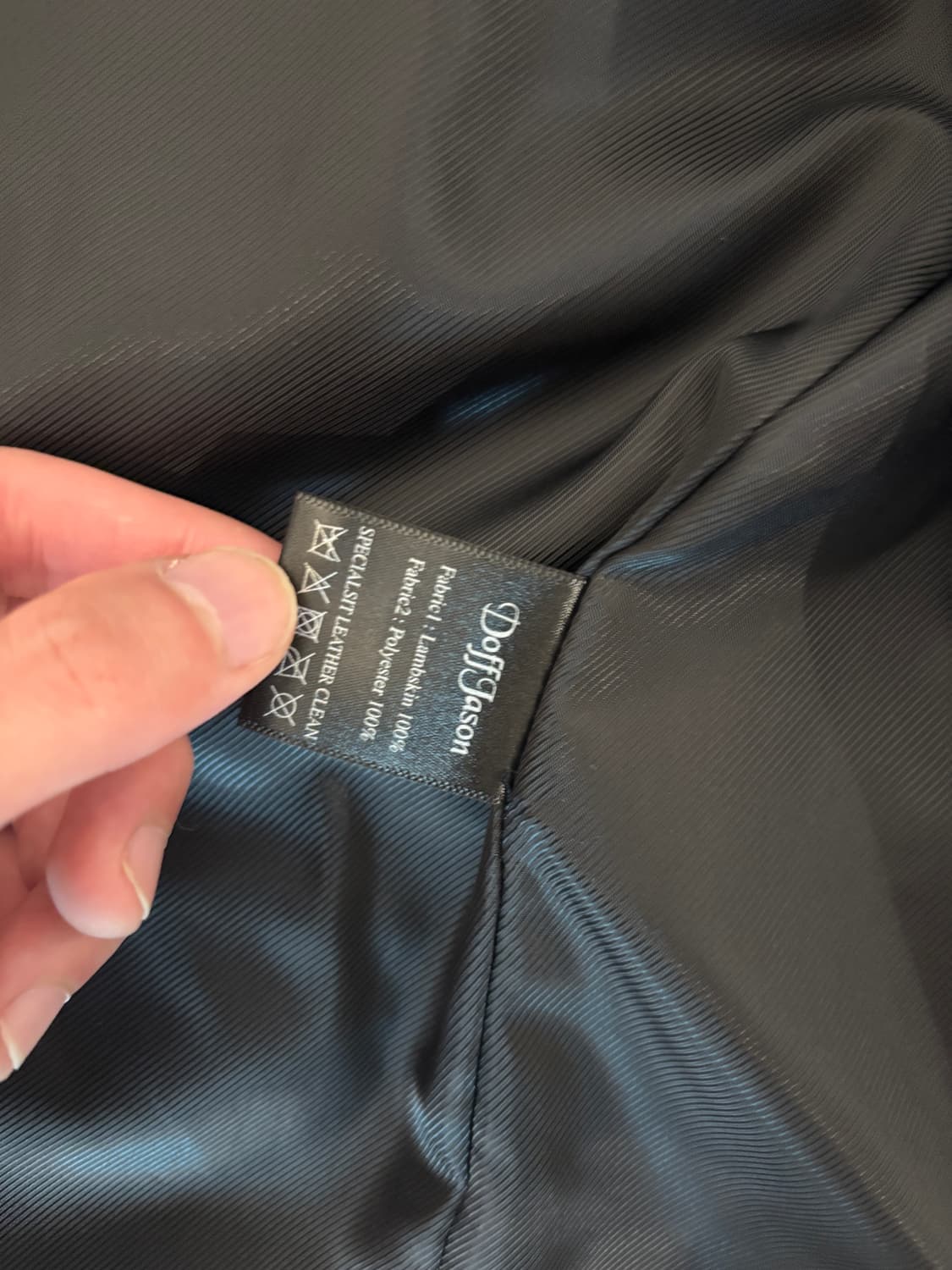 도프제이슨 램스킨100 라이더 자켓 상품이미지3