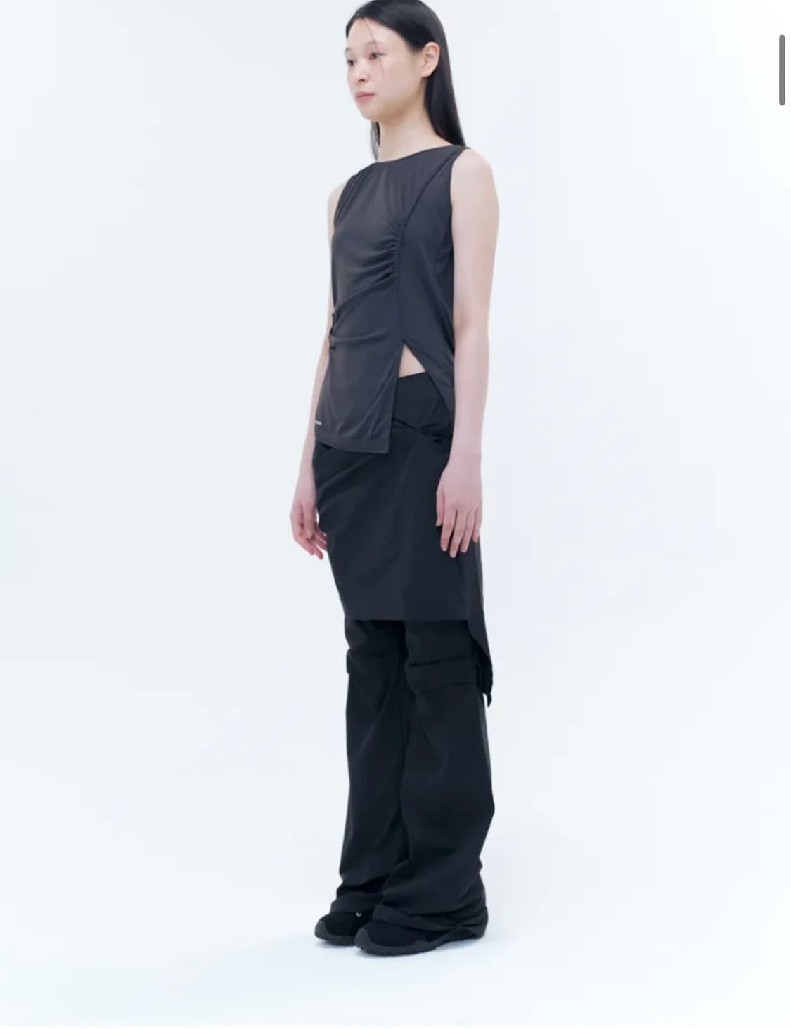 미세키서울 Draped chiton midi skirt pants SET 상품이미지4
