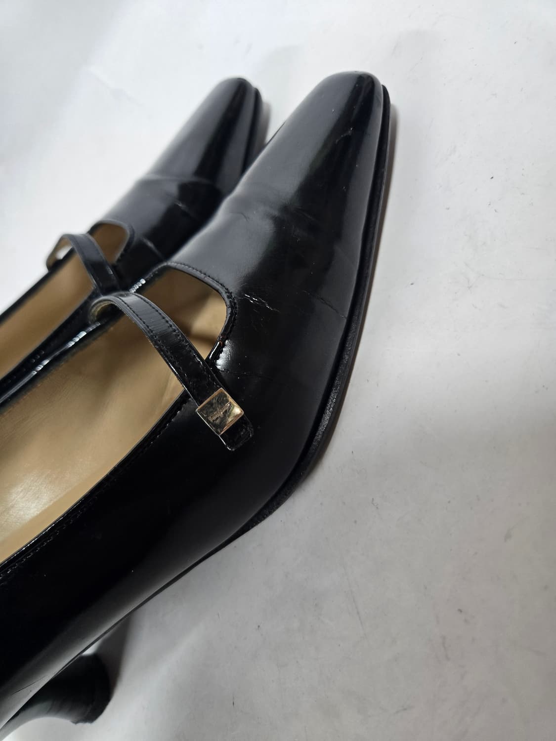 페라가모 블랙 메리제인 펌프스5  220mm 상품이미지10