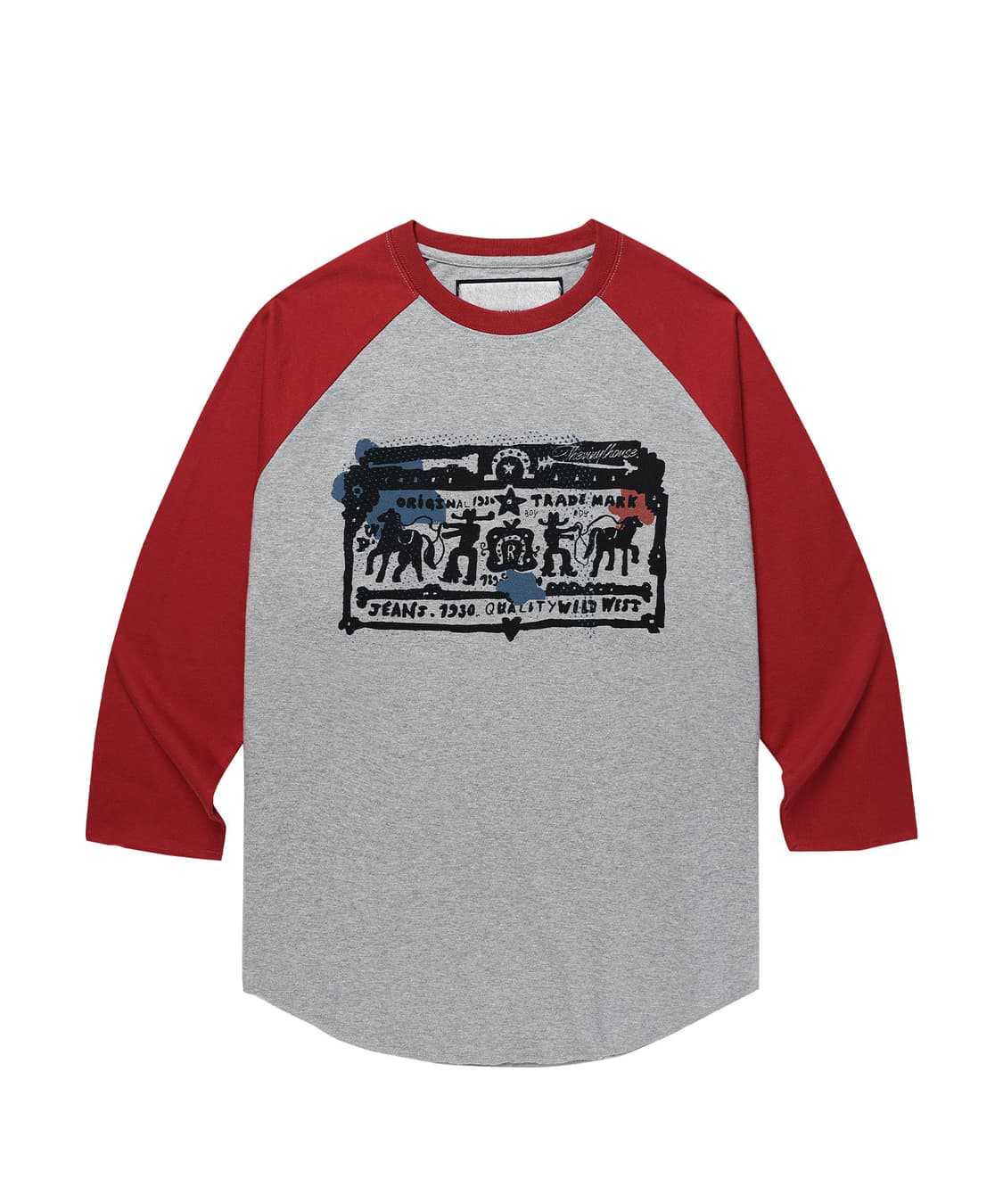 더바이닐하우스 COWBOY PICTOGRAM RAGLAN LS TEE 상품이미지1