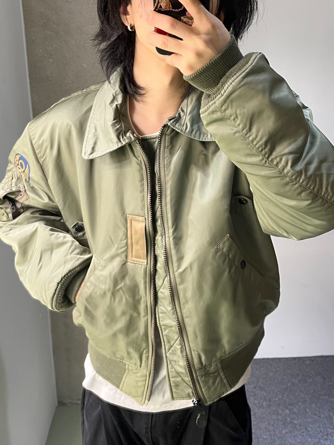 카모랜드 U.S.A.F B-15 플라이트 자켓 상품이미지2