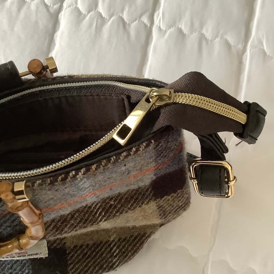 closshi 일본 빈티지 해리스 트위드 숄더백 상품이미지7
