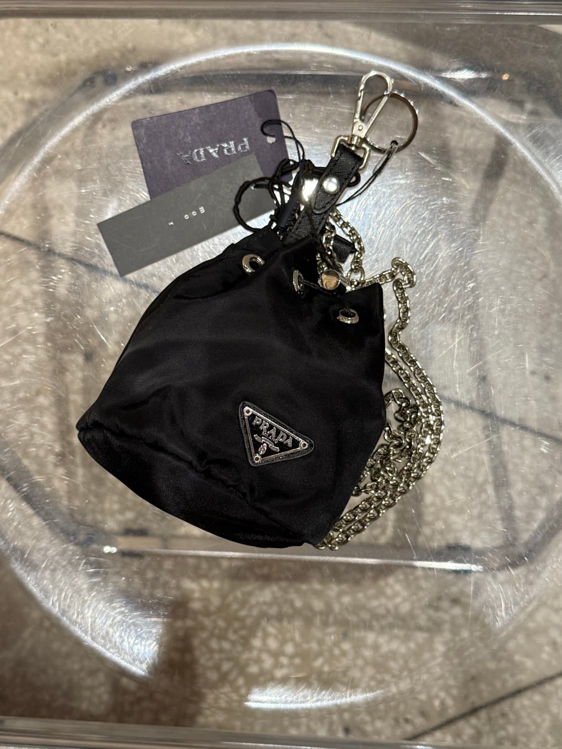 Prada Mini Drawstring Crossbody Bag  상품이미지7