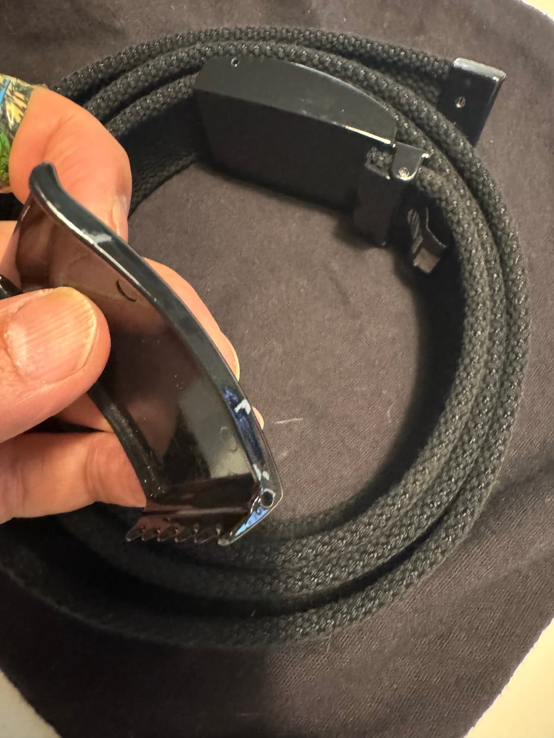 프랑스구매 Y-3 로고 벨트 상품이미지2