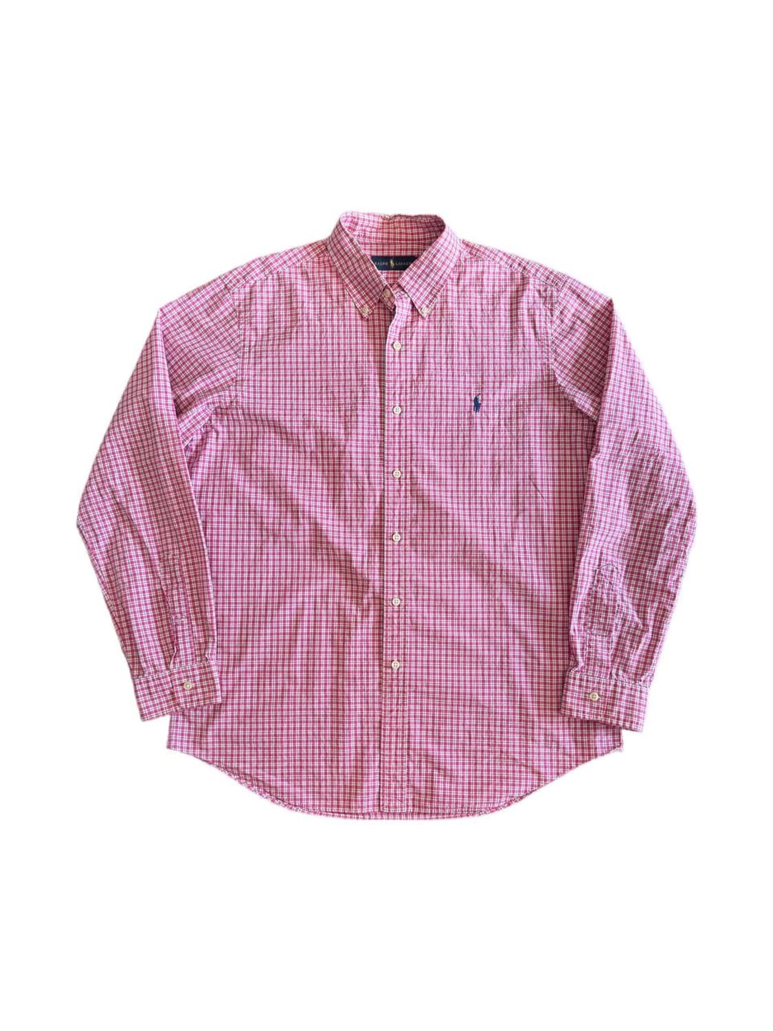PRL button down gingham check shirts 상품이미지1