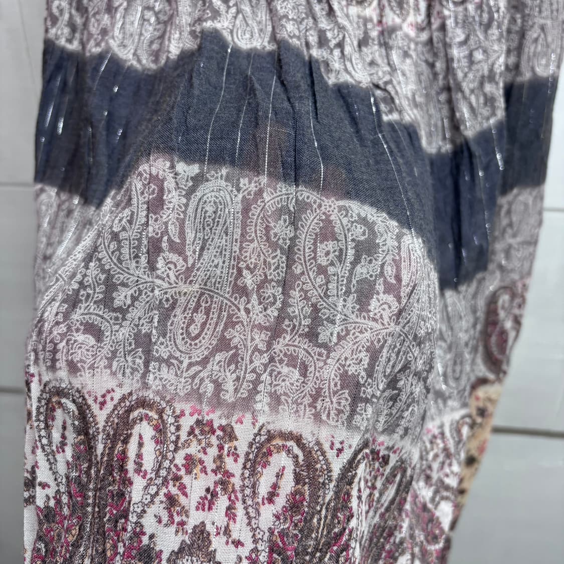 ANAP 패치워크패턴 히피 그런지 롱 스커트 JPN 상품이미지5