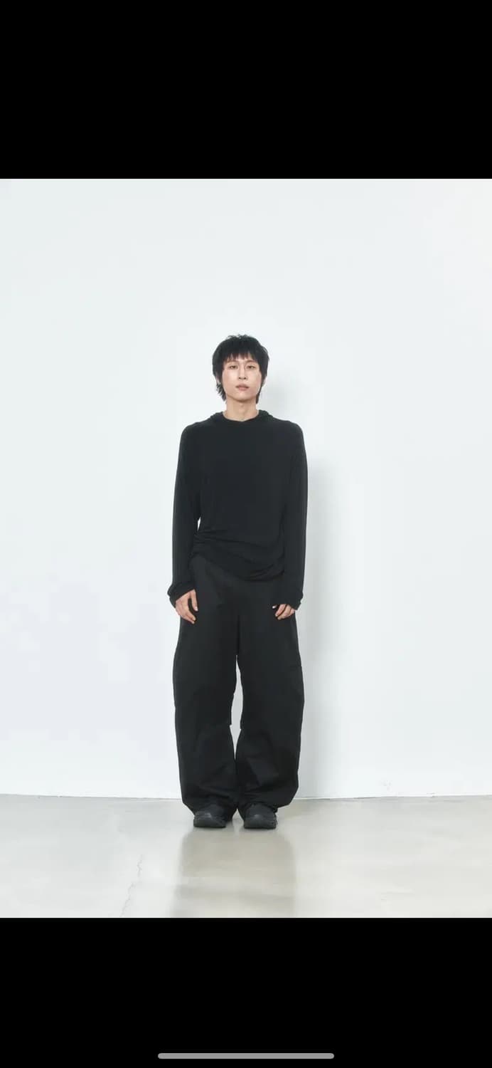 러드 llud Incision Pocket Pants Black M 상품이미지1