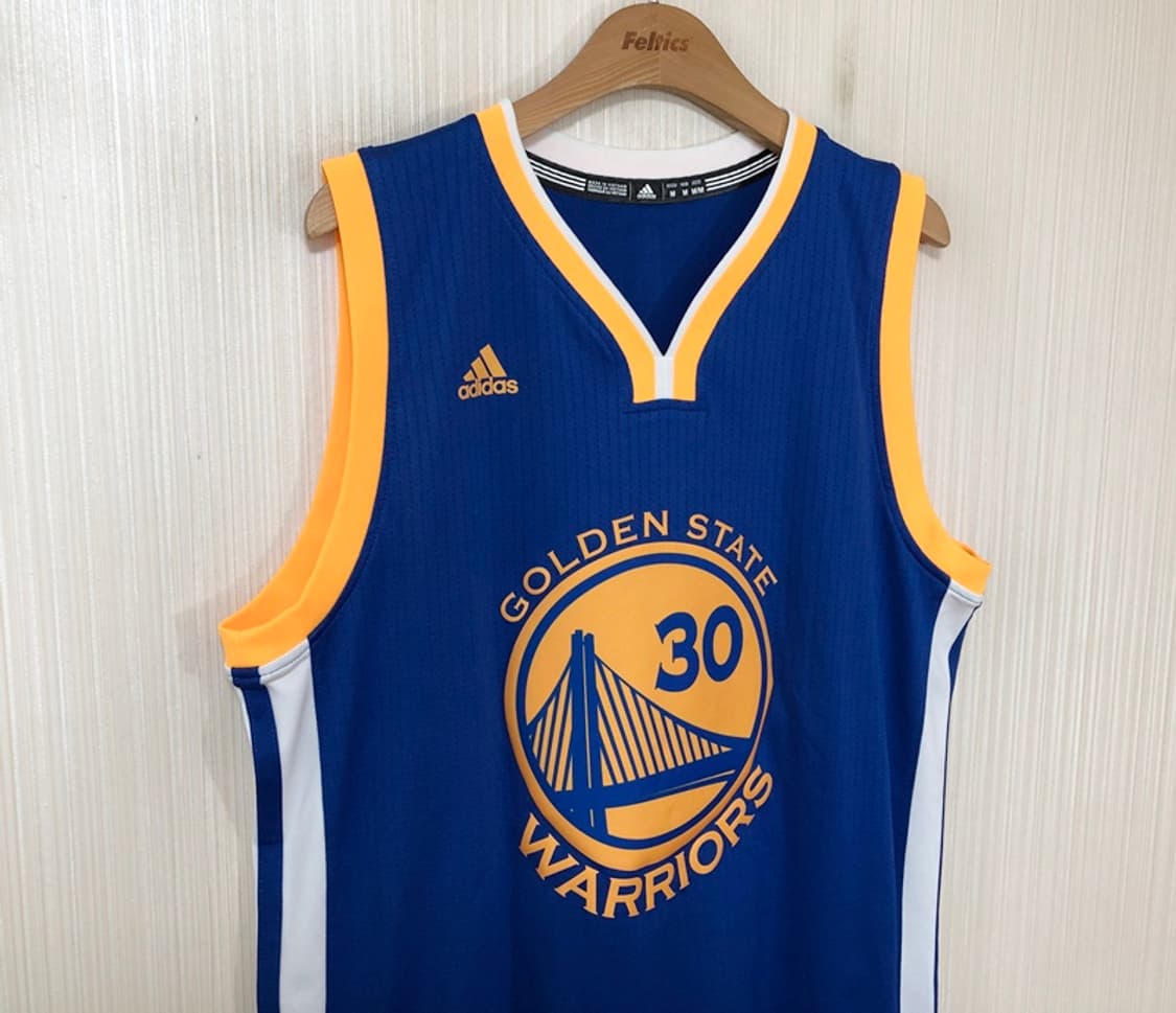 NBA 아디다스 골든스테이트워리어스 스윙맨유니폼 M #30 커리 상품이미지5