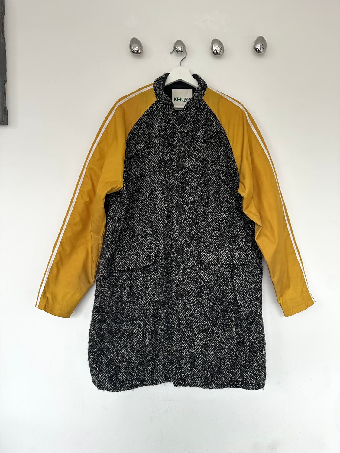 겐조 18AW 런웨이 해링본 트랙 코트 상품이미지1