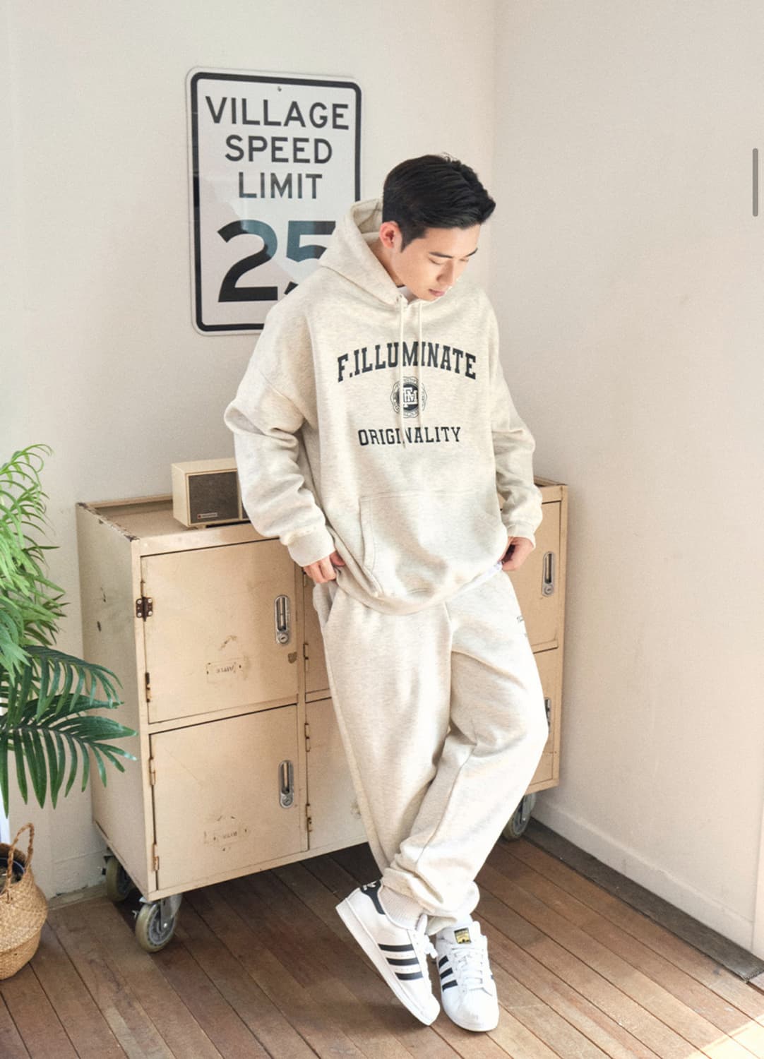 필루미네이트 베네핏 트레이닝 셋업 오트밀 XL 상품이미지1