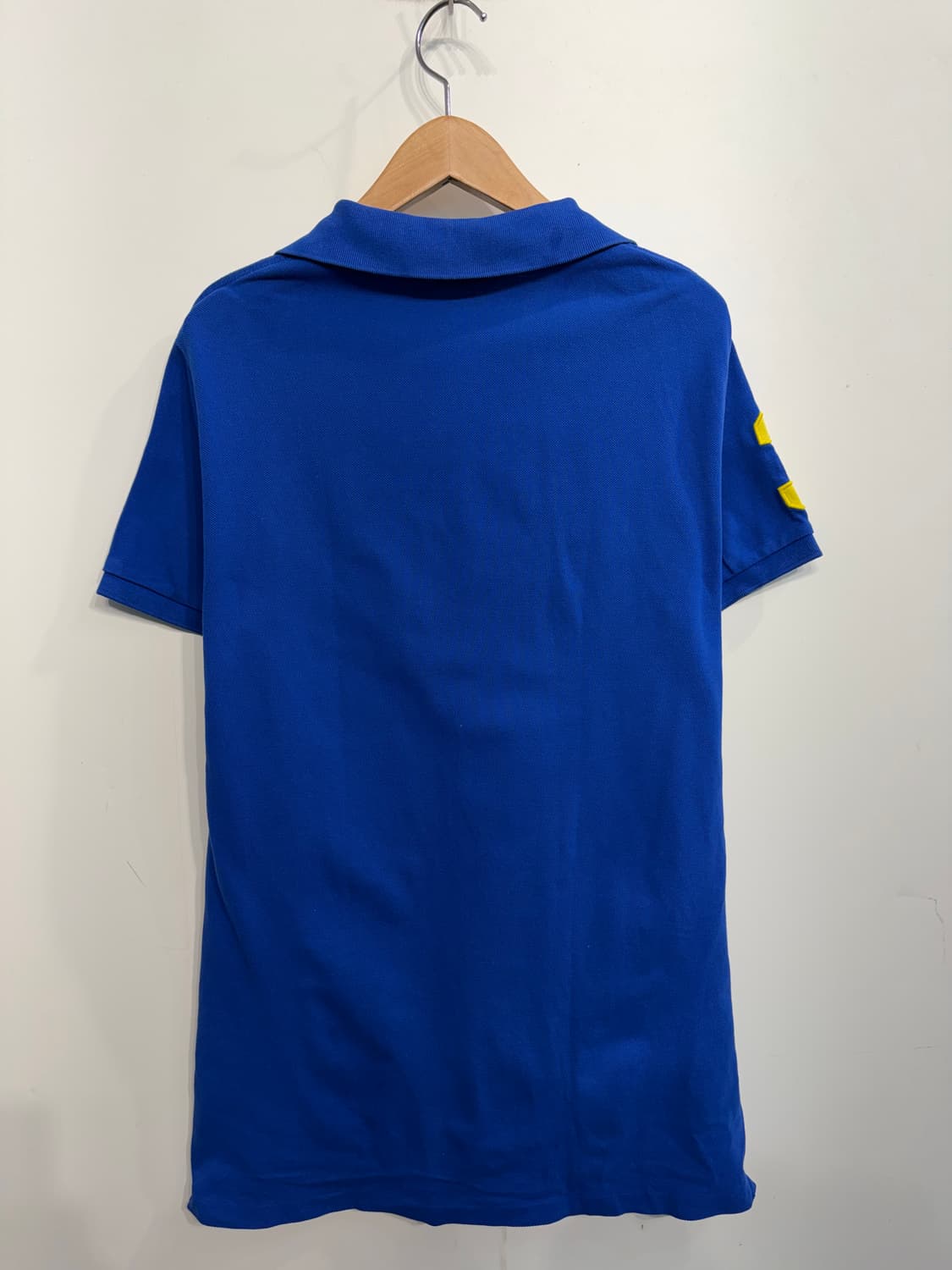 M 폴로 랄프 로렌 빅포니 커스텀핏 블루 피케 셔츠  상품이미지5