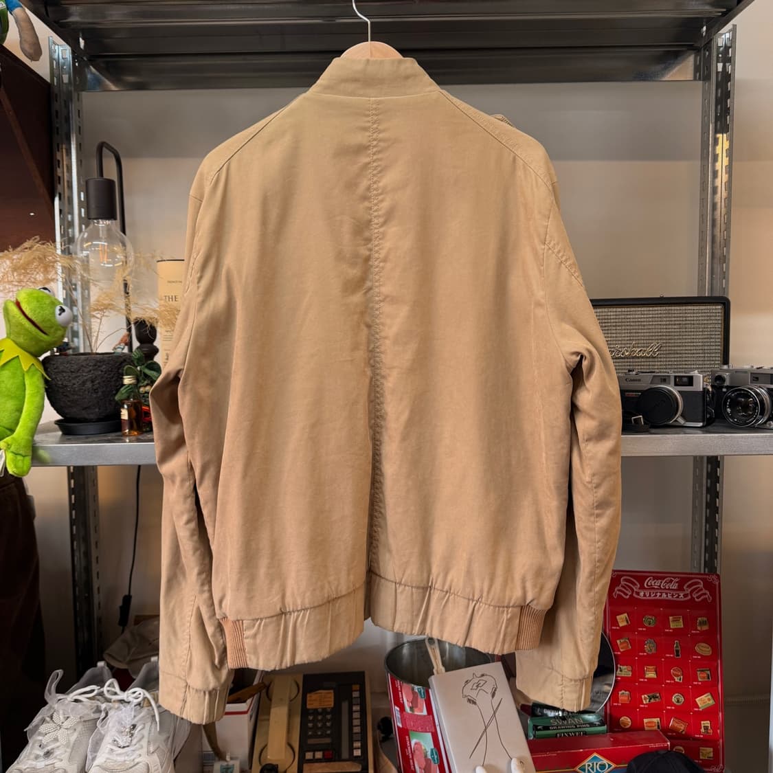 캘빈 클라인 이중카라 투포켓 봄버 자켓 상품이미지6