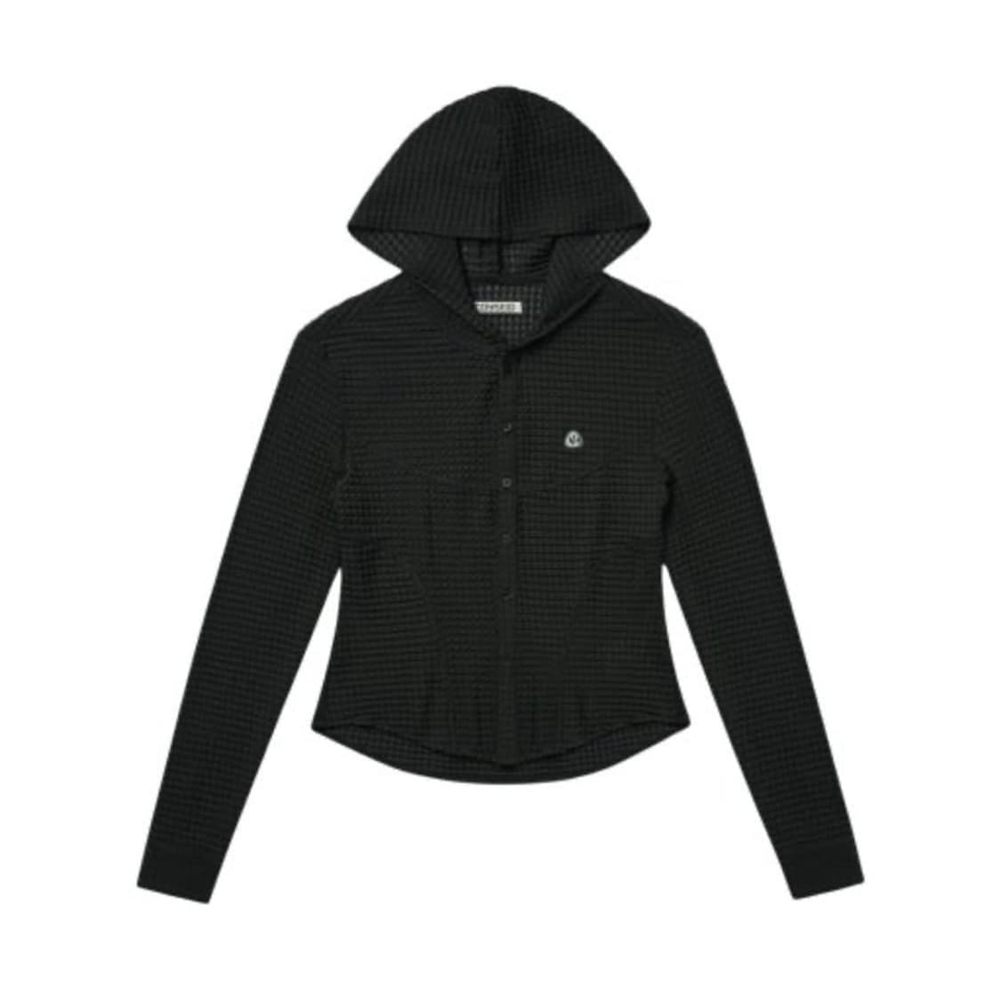 코이세이오 라운드 후디 셔츠 차콜 상품이미지1