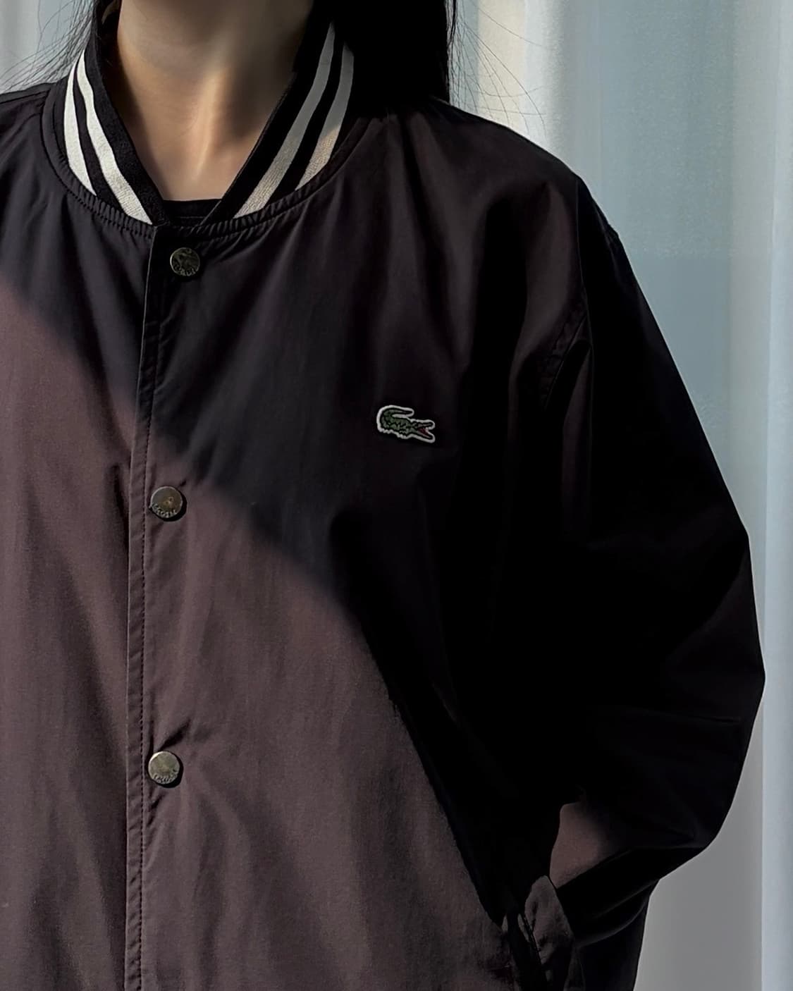 [M]라코스테 블랙 스타디움 자켓 상품이미지3