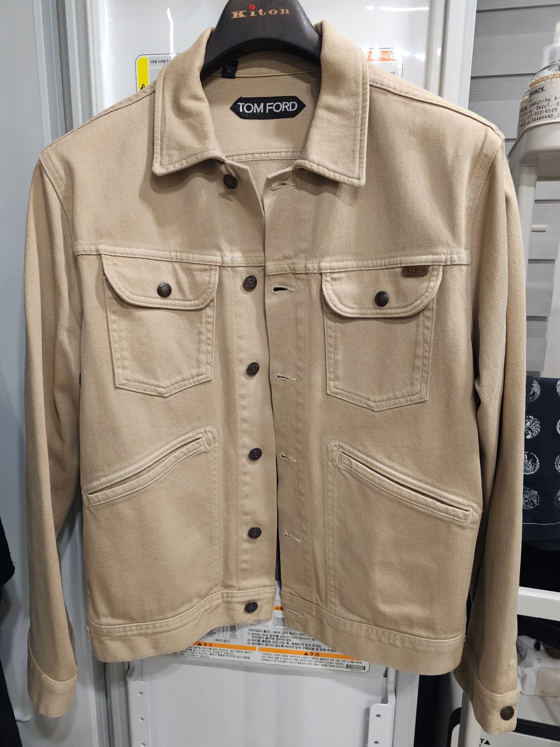 [50] 톰포드 베이지 트러커 105사이즈 상품이미지1