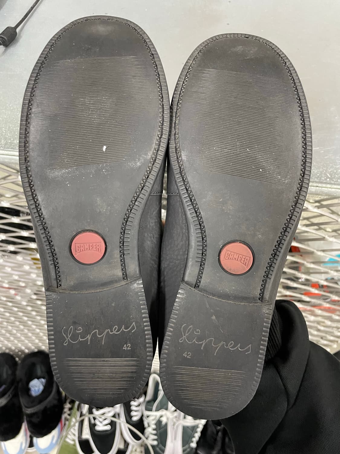 캠퍼 레더 로퍼 그레이 42 (gr-4476) 상품이미지6