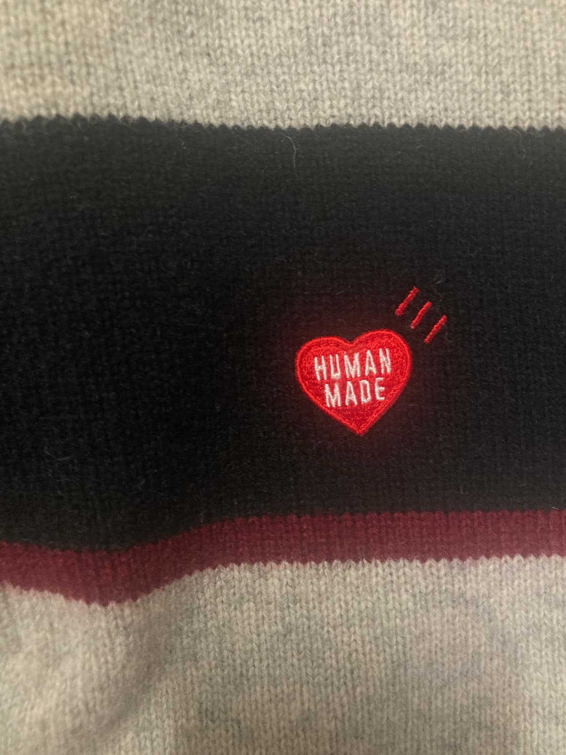 휴먼메이드 럭비 니트 팝니다 상품이미지3