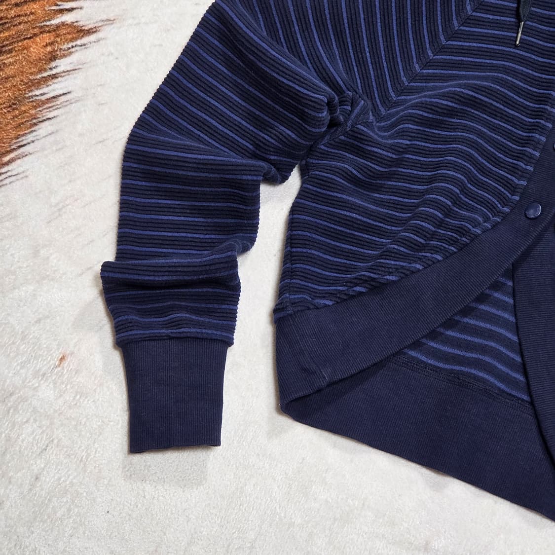 MLB NY 단가라 하이넥 볼레로 후드집업 상품이미지3