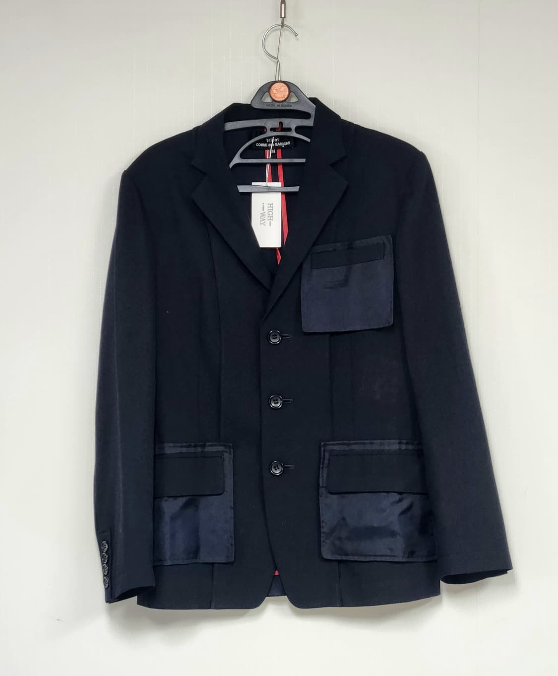 꼼데가르송 트리콧 블레이저 자켓 상품이미지1