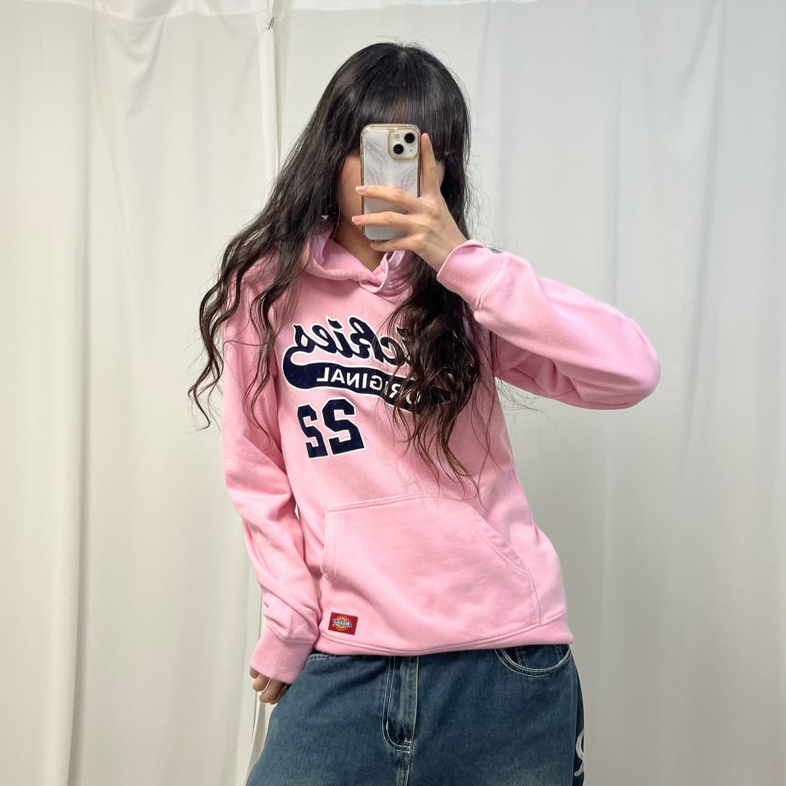 Dickies pink hoodie 상품이미지1