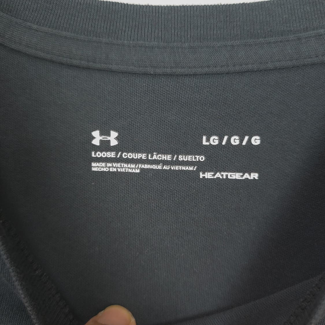 언더아머 UNDER ARMOUR 히트기어 루즈핏 로고 반팔티 L 상품이미지5