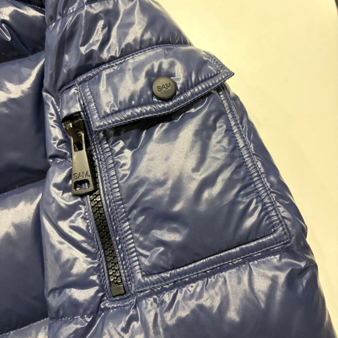 S.A.M. 샘 뉴욕 네이비 광택 패딩 점퍼 B875 상품이미지8