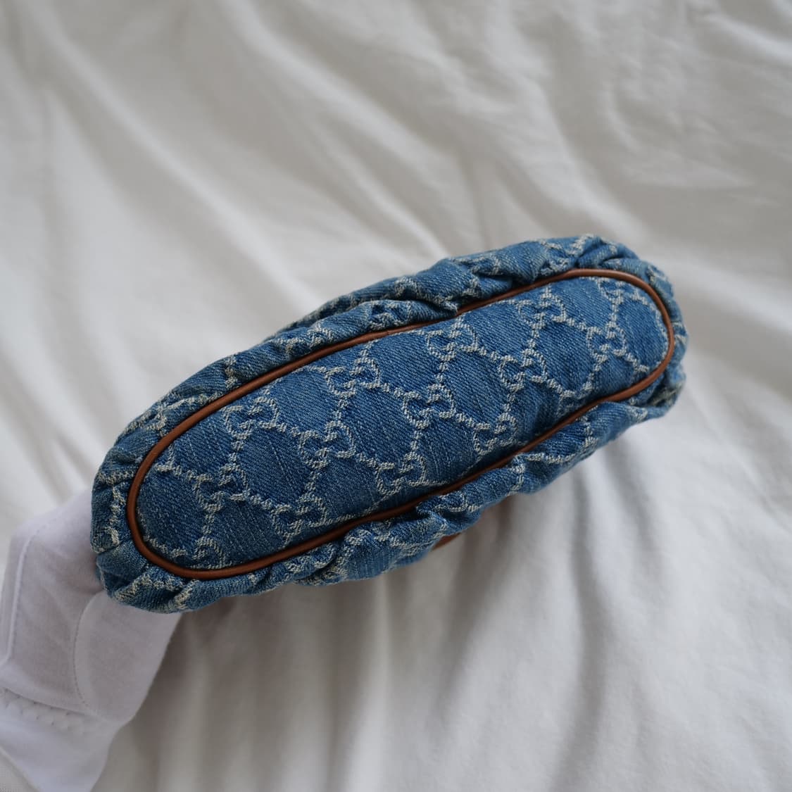 [Gucci] GG Canvas Denim Mini Hobo Bag 상품이미지7