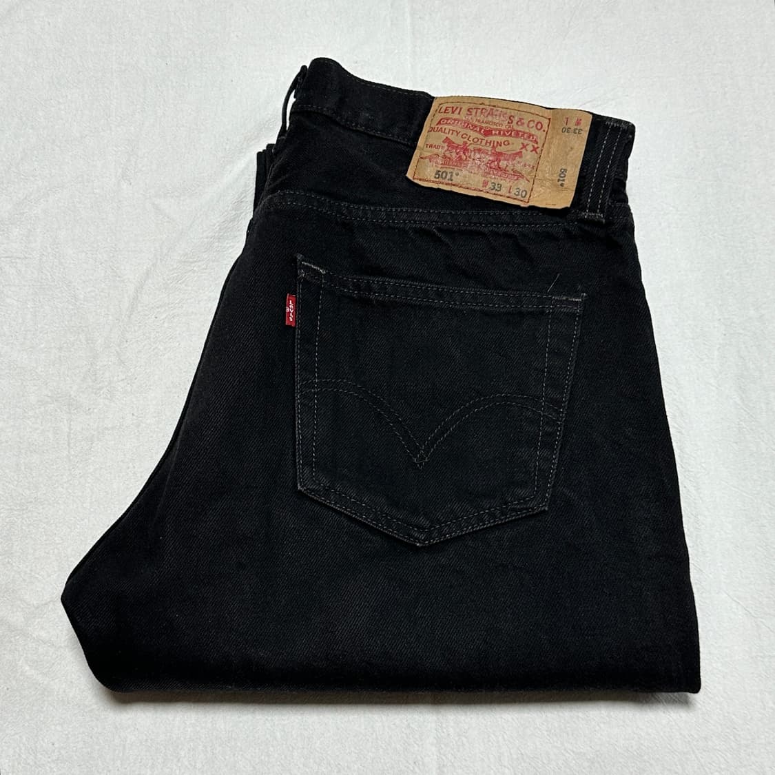 리바이스 501 블랙 데님 상품이미지1