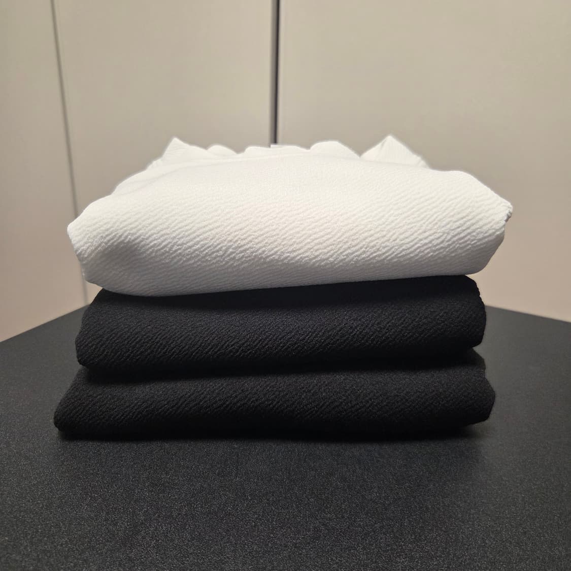 링클프리 반팔 티셔츠 3벌 일괄 세트 L(100) 상품이미지1